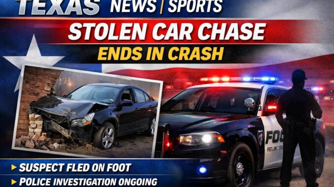 Richardson Stolen Vehicle Crashes