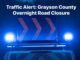 Grayson County Road Closure