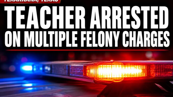 Texarkana Teacher Arrested Multiple Charges