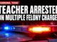 Texarkana Teacher Arrested Multiple Charges