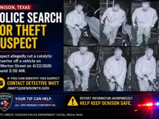 Denison Police Catalytic Converter Theft