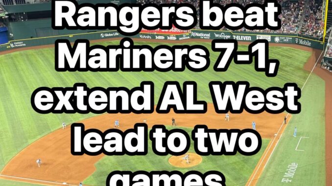 Rangers Mariners