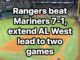 Rangers Mariners