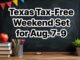 Texas Tax-Free Weekend