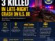 3 killed crash Kaufman County