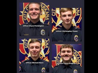 officers sworn in Texarkana Texas Police