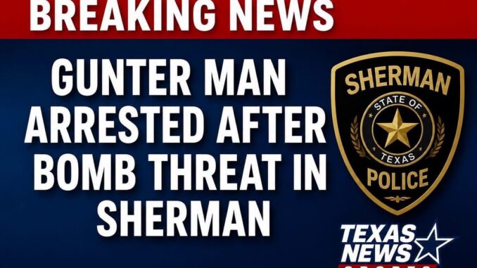 Sherman Police Bomb Threat