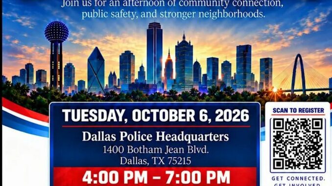 Dallas police National Night Out event